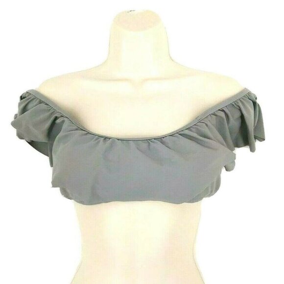 Altard State Swim Top Mermaid Off Shoulder Ruffle - Picture 2 of 9